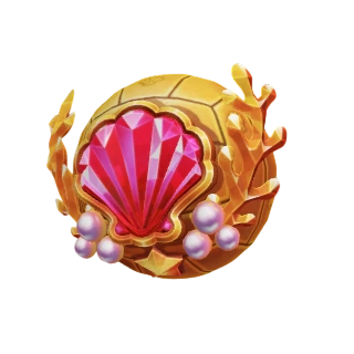 Gold Seashell Ball
